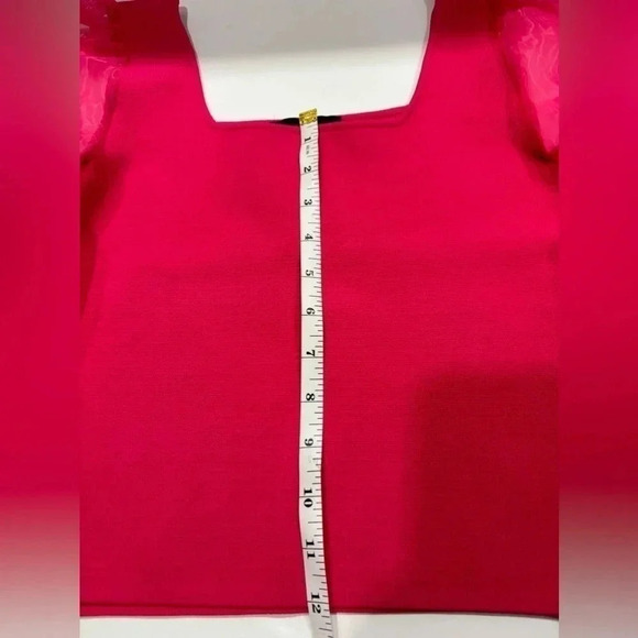 House of Harlow 1960 Women’s Top Long Sleeve Pink Peacock XS/TP MSP 145$ - Picture 3 of 9